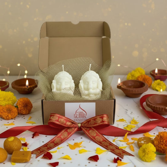 Auspicious Ganesha Candle- Pack of 2